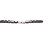 Load image into Gallery viewer, Large Hematite Cross Pendant on Hematite Beads Necklace
