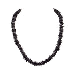 Load image into Gallery viewer, Black Puka Chip Shells Necklace &amp; Anklet Set
