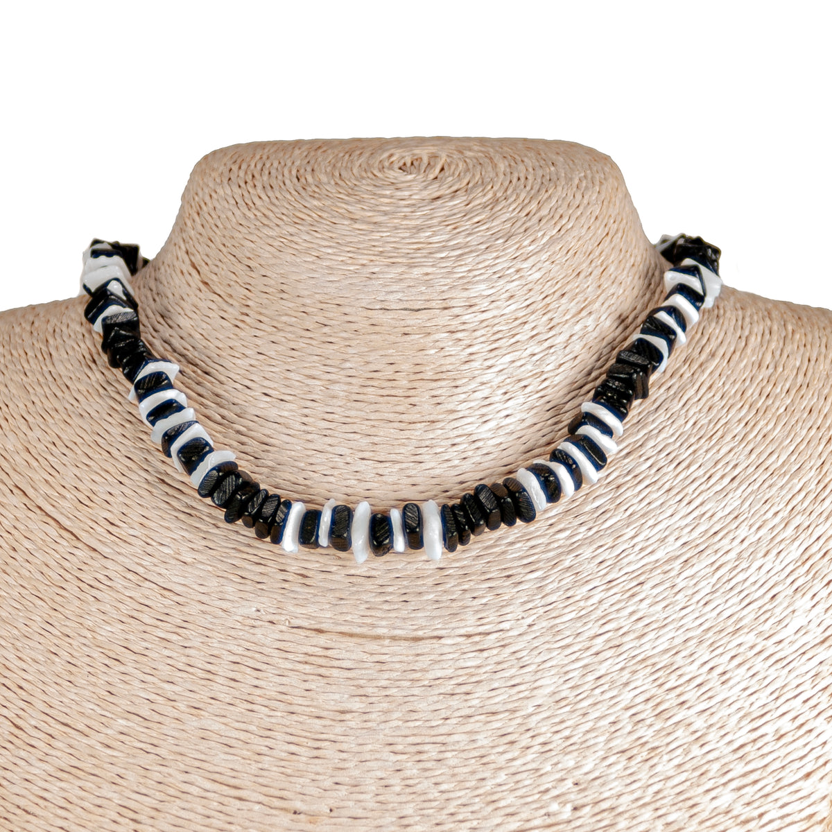 MM Real Chips Puka Shell Necklace – 18 Inch, Genuine Shells, Stainless Steel Wire & Lock - View #7