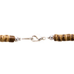 Load image into Gallery viewer, Mako Shark Tooth Pendant on Puka Shell &amp; Tiger Coconut Beads Necklace
