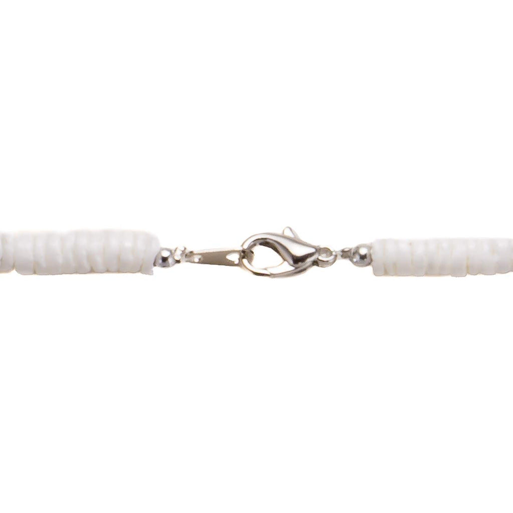 Puka Shell Chip & Rasta Coconut Beads Necklace