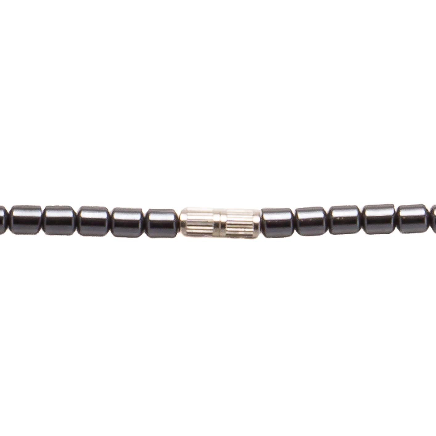 Hematite Sea Turtle Pendant on Hematite Beads Necklace