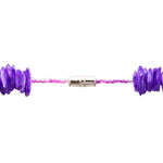 Load image into Gallery viewer, Purple Puka Chip Shell Beads Necklace and Anklet Set
