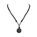 Sun Pendant on Adjustable Rope Necklace