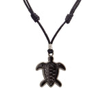 Load image into Gallery viewer, Sea Turtle Pendant on Adjustable Rope Necklace
