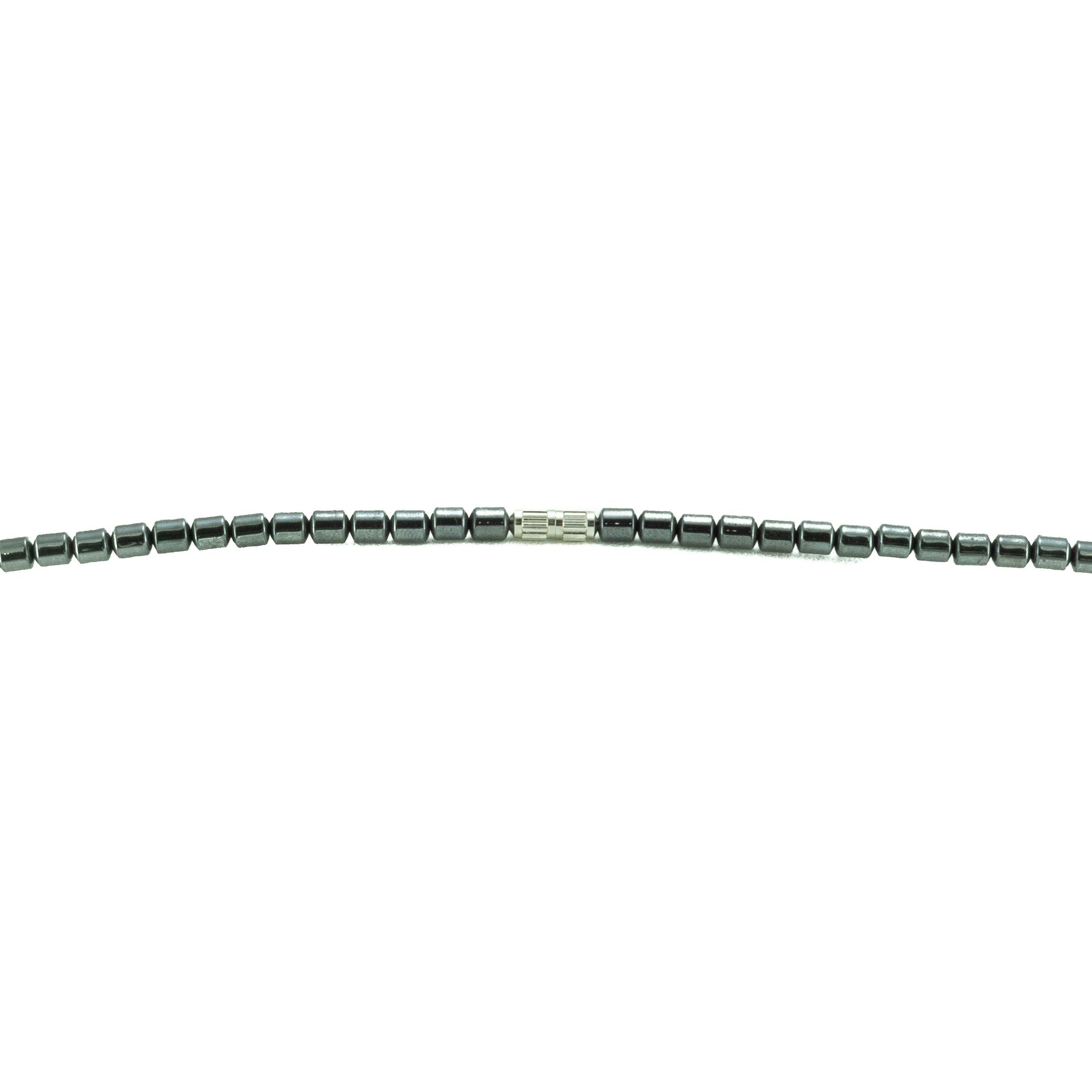 Turquoise Sea Turtle Pendant on Hematite Beads Necklace