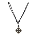 Celtic Cross Pendant on Adjustable Rope Necklace
