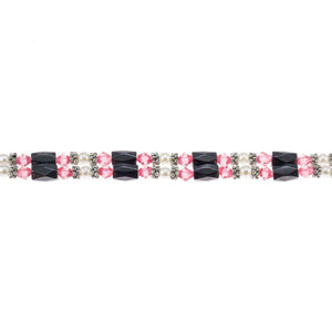 Magnetic Hematite Beaded Wrap Bracelet, Anklet or Necklace with Genuine Fresh Water Pearls (Pink)