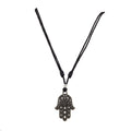 Hamsa Pendant on Adjustable Rope Necklace