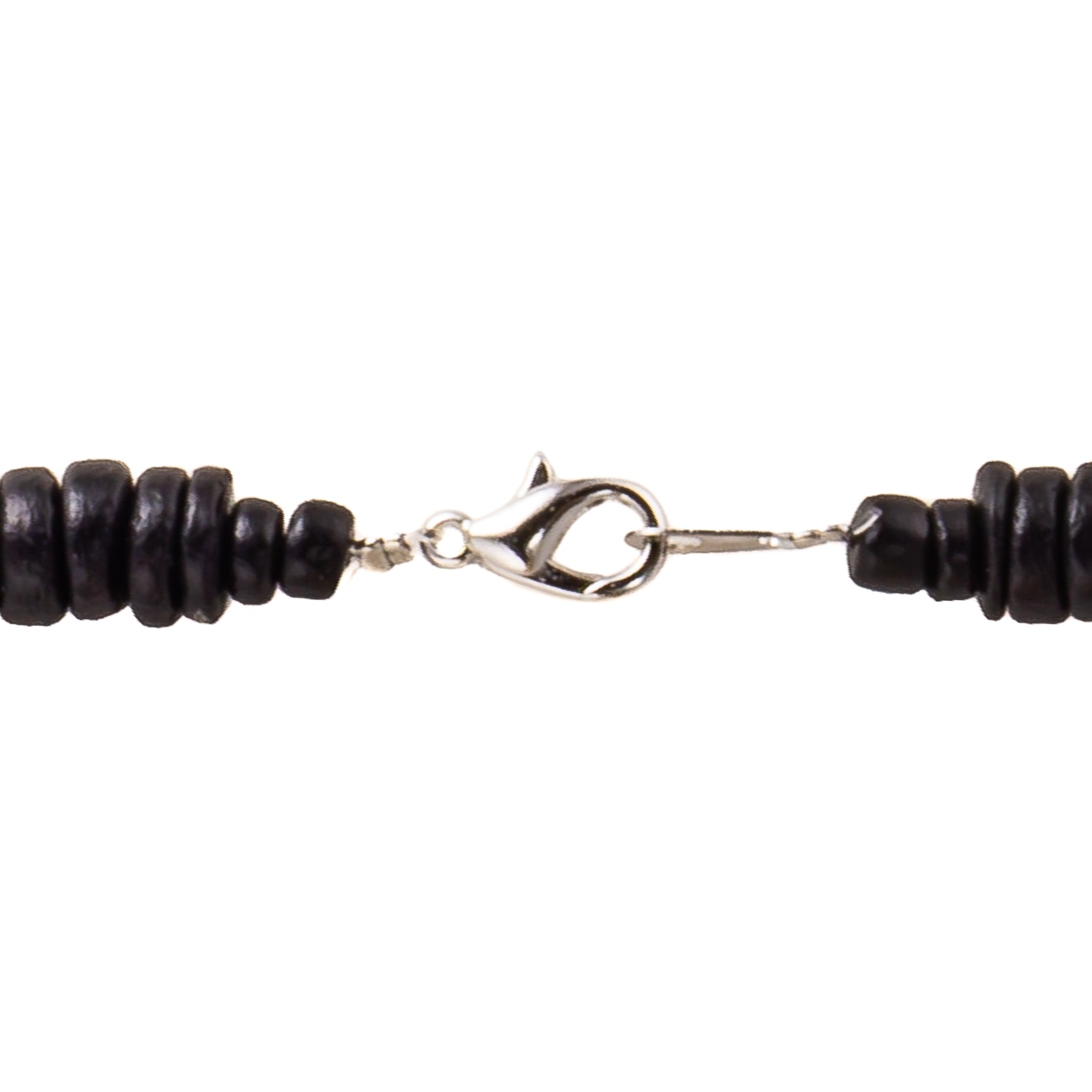 Black & Brown Coconut Beads and Puka Shell Beads Necklace & Bracelet Set