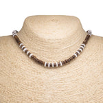 Load image into Gallery viewer, Brown Coconut and Puka Shell Beads Necklace
