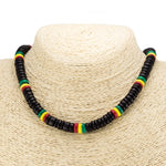 Load image into Gallery viewer, Rasta Coconut Beads Necklace [18 Inches]
