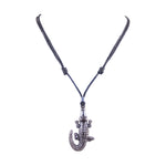 Load image into Gallery viewer, Alligator Pendant on Adjustable Rope Necklace
