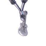 Load image into Gallery viewer, Guitar Pendant on Adjustable Rope Necklace
