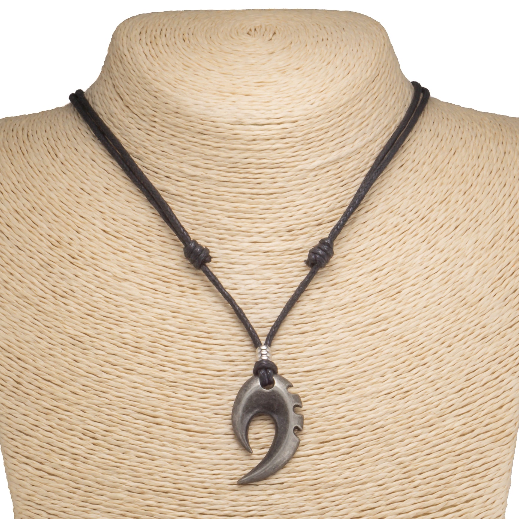 Talon Pendant on Adjustable Rope Necklace
