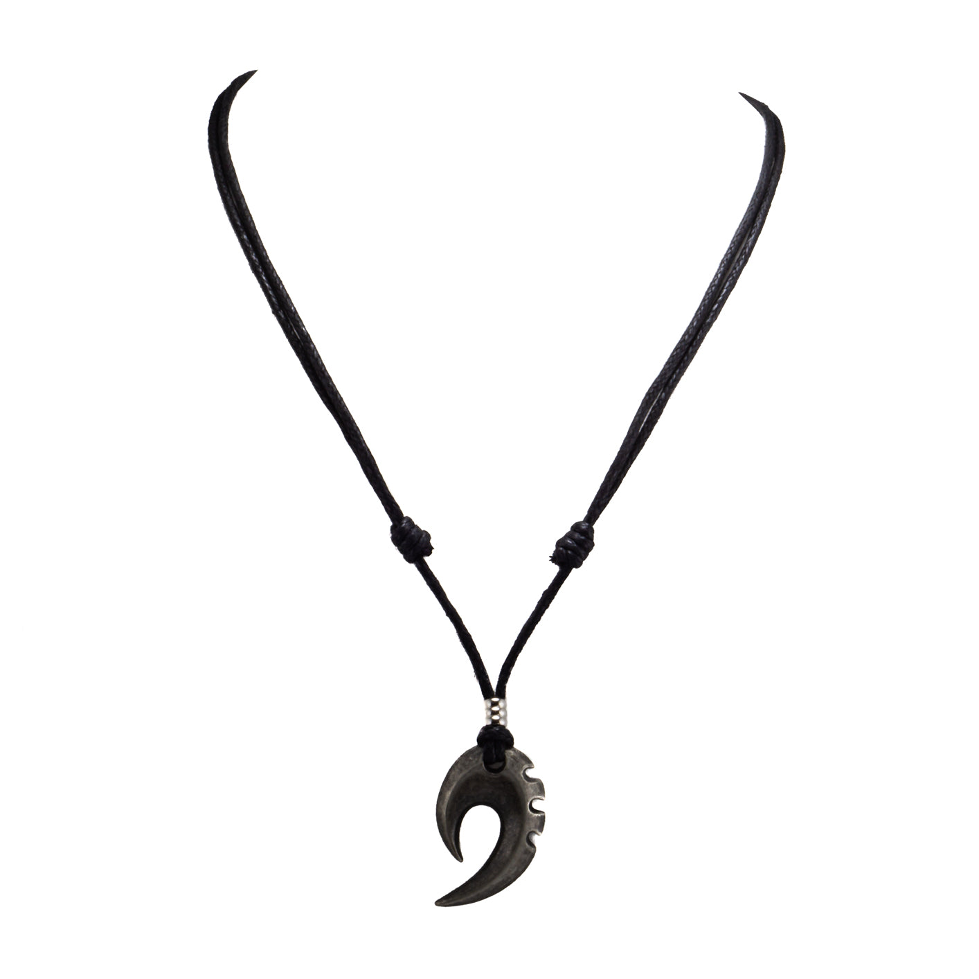 Talon Pendant on Adjustable Rope Necklace
