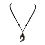 Load image into Gallery viewer, Talon Pendant on Adjustable Rope Necklace
