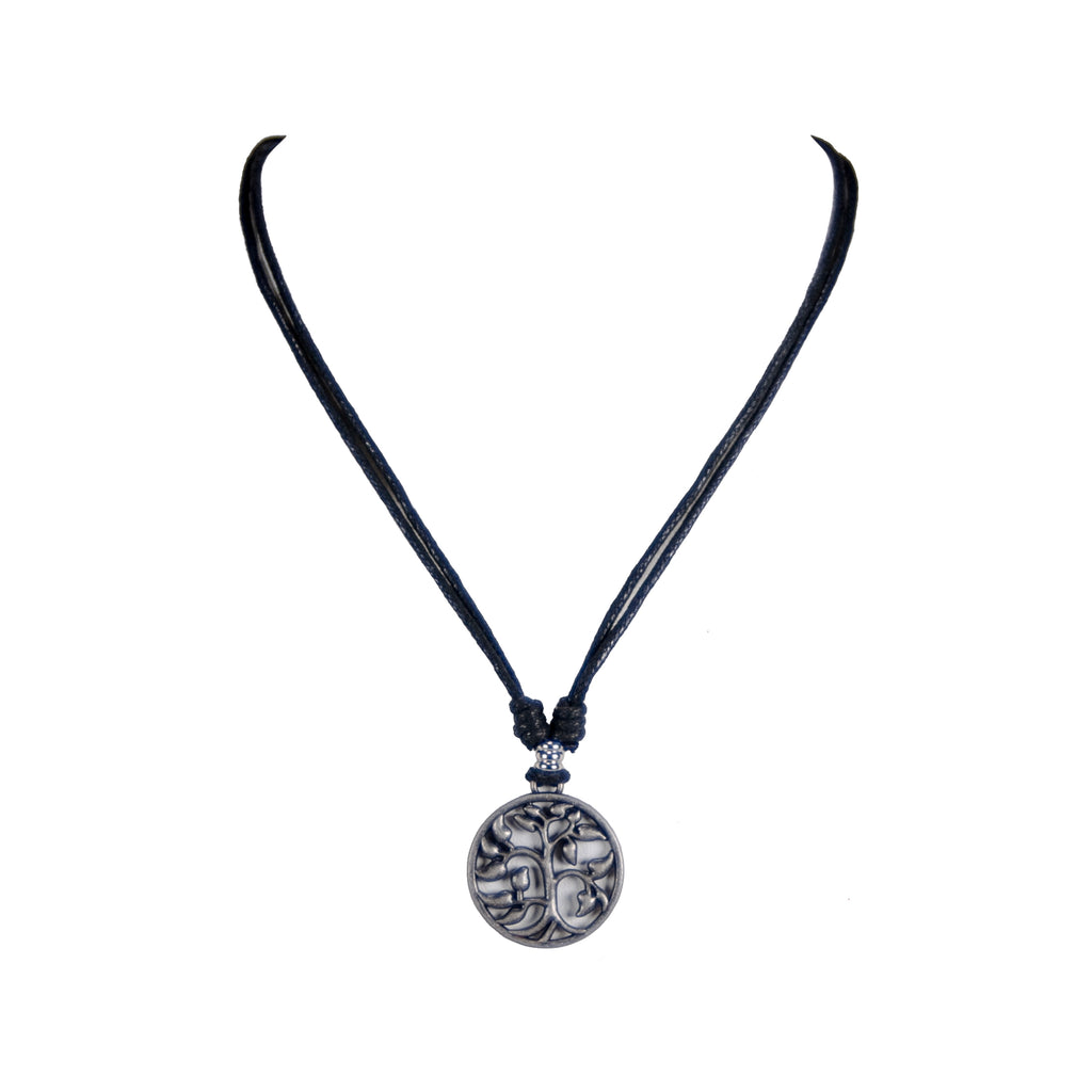 Tree of Life Pendant on Adjustable Cord Necklace