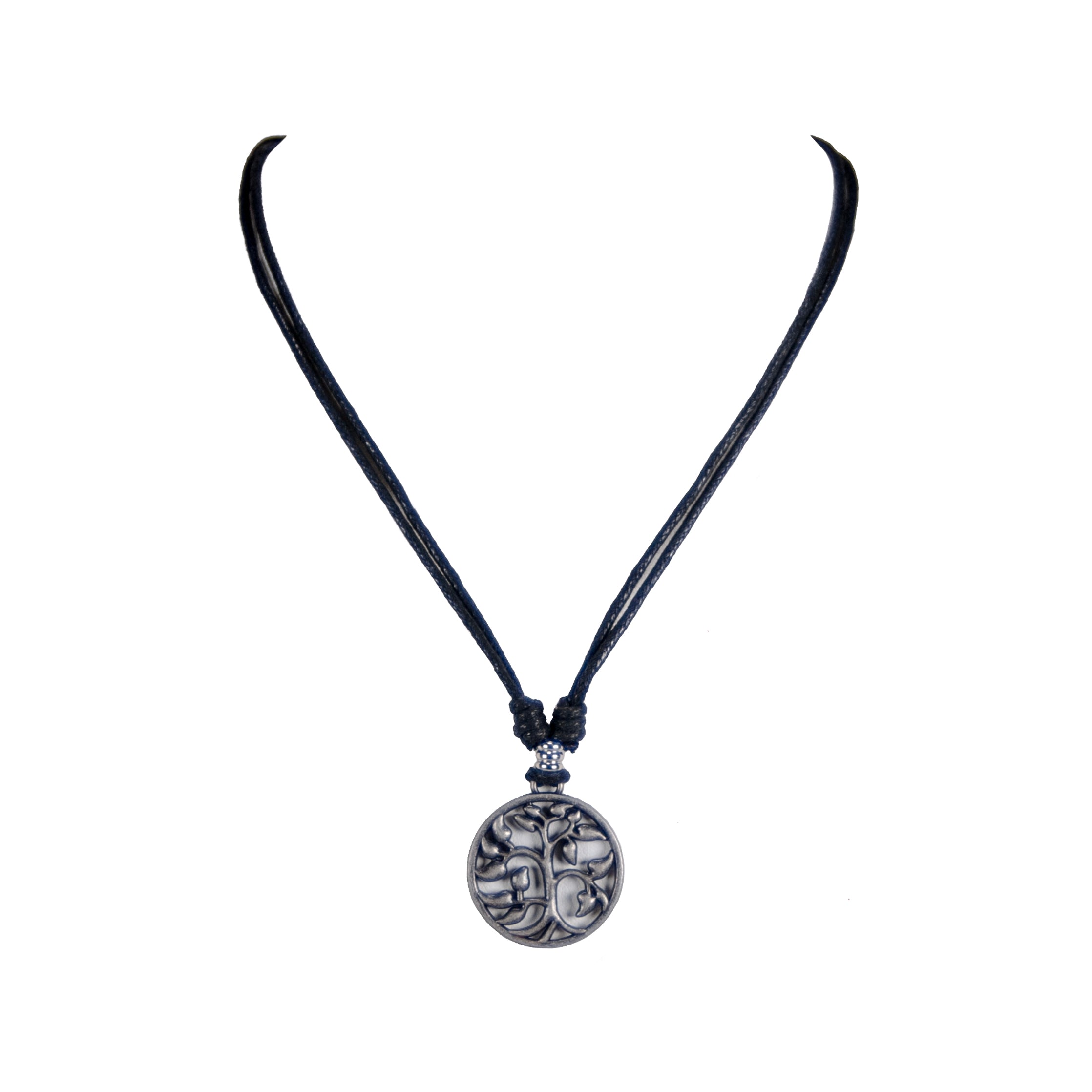 Tree of Life Pendant on Adjustable Cord Necklace