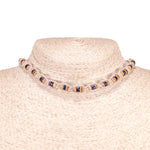 Load image into Gallery viewer, Tiger Brown and Black Coconut Beads on Hemp Choker Necklace
