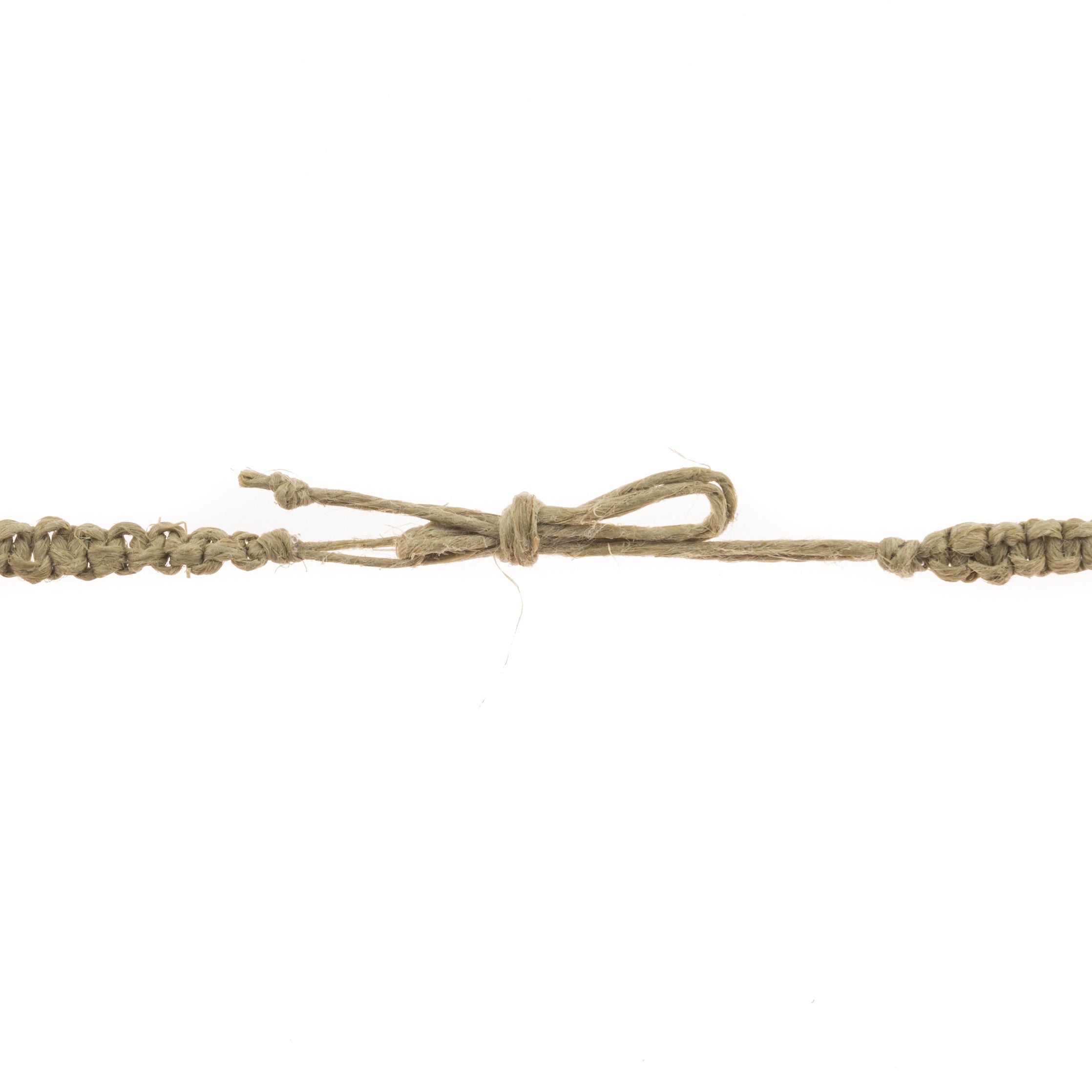 Cowrie Shells and Puka Shell Beads on Hemp Anklet