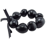 Load image into Gallery viewer, Black Kukui Nut Lei Necklace and Bracelet Set
