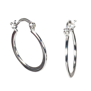 Sterling Silver Semi Circle Earrings
