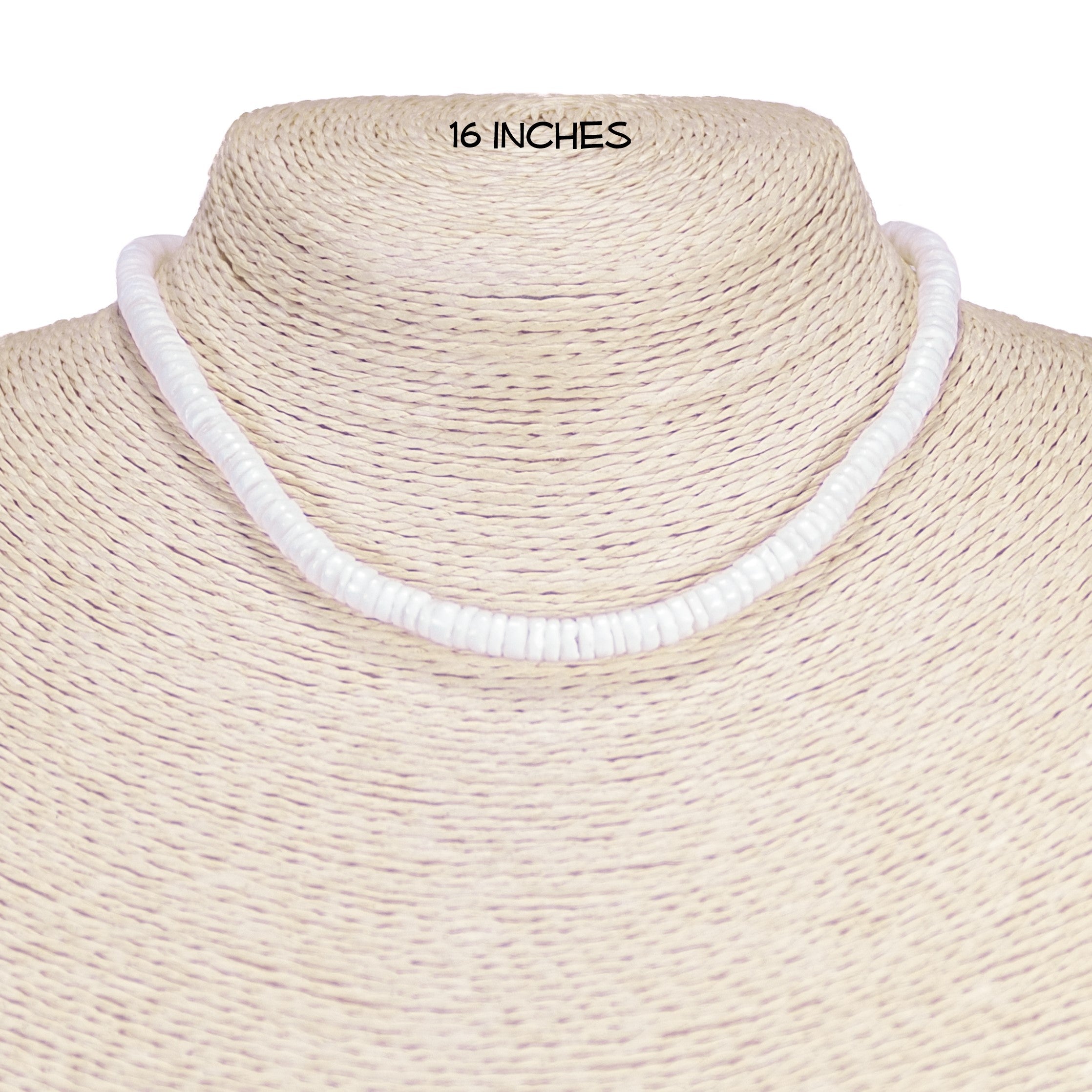 Smooth Puka Shell Beads Necklace