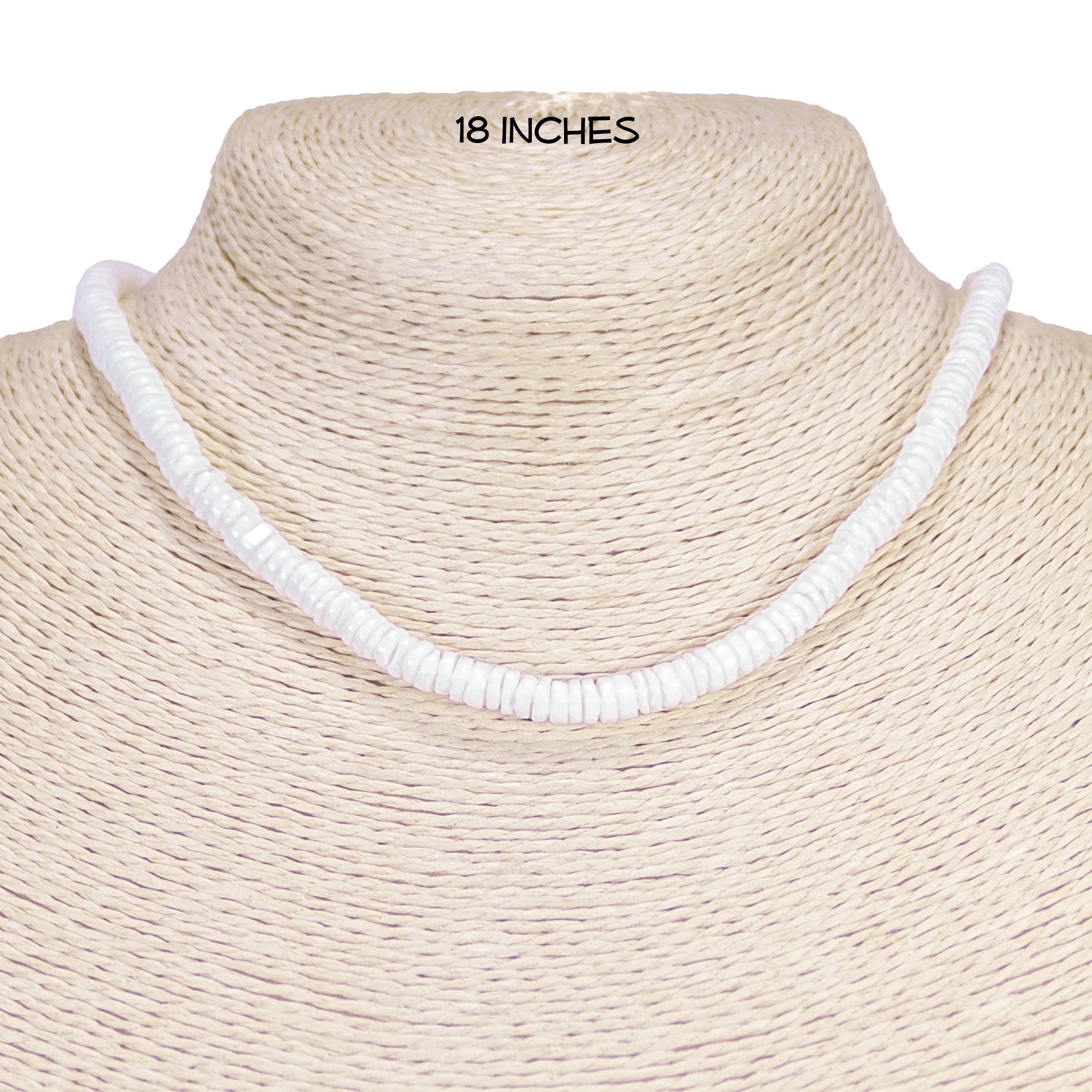 Smooth Puka Shell Beads Necklace
