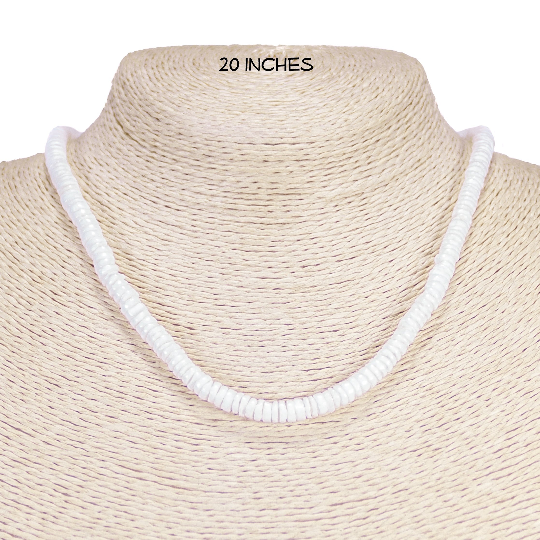 Smooth Puka Shell Beads Necklace
