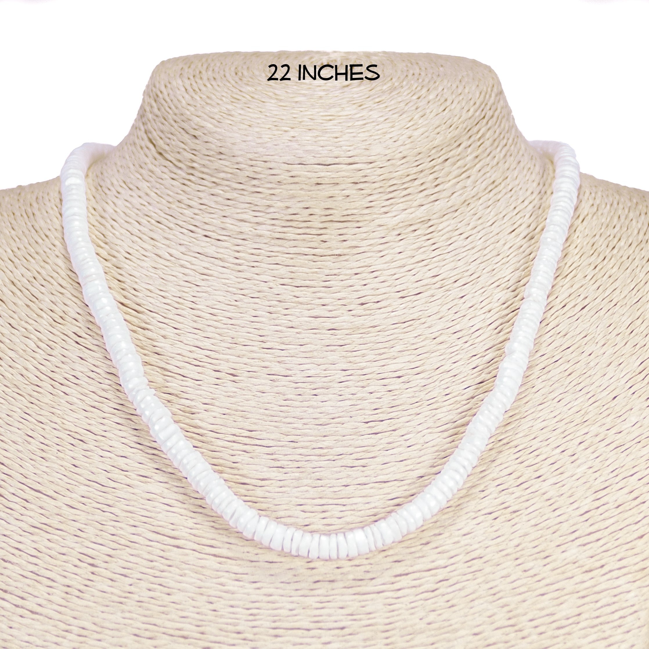 Smooth Puka Shell Beads Necklace