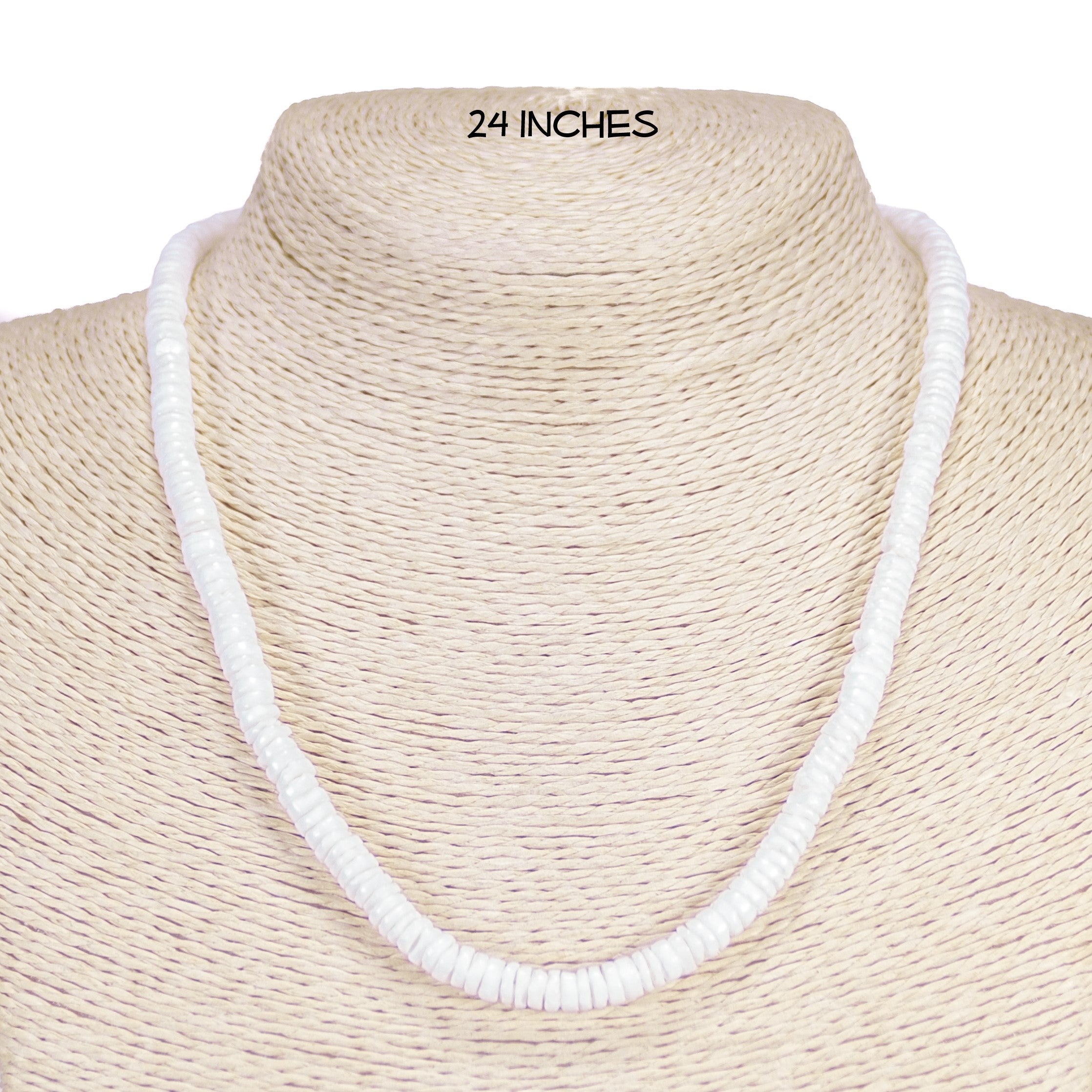 Smooth Puka Shell Beads Necklace