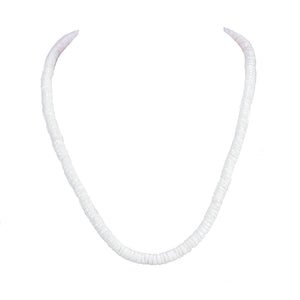 Smooth Puka Shell Beads Necklace