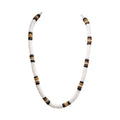 Puka Shell and Tiger Coconut Beads Necklace