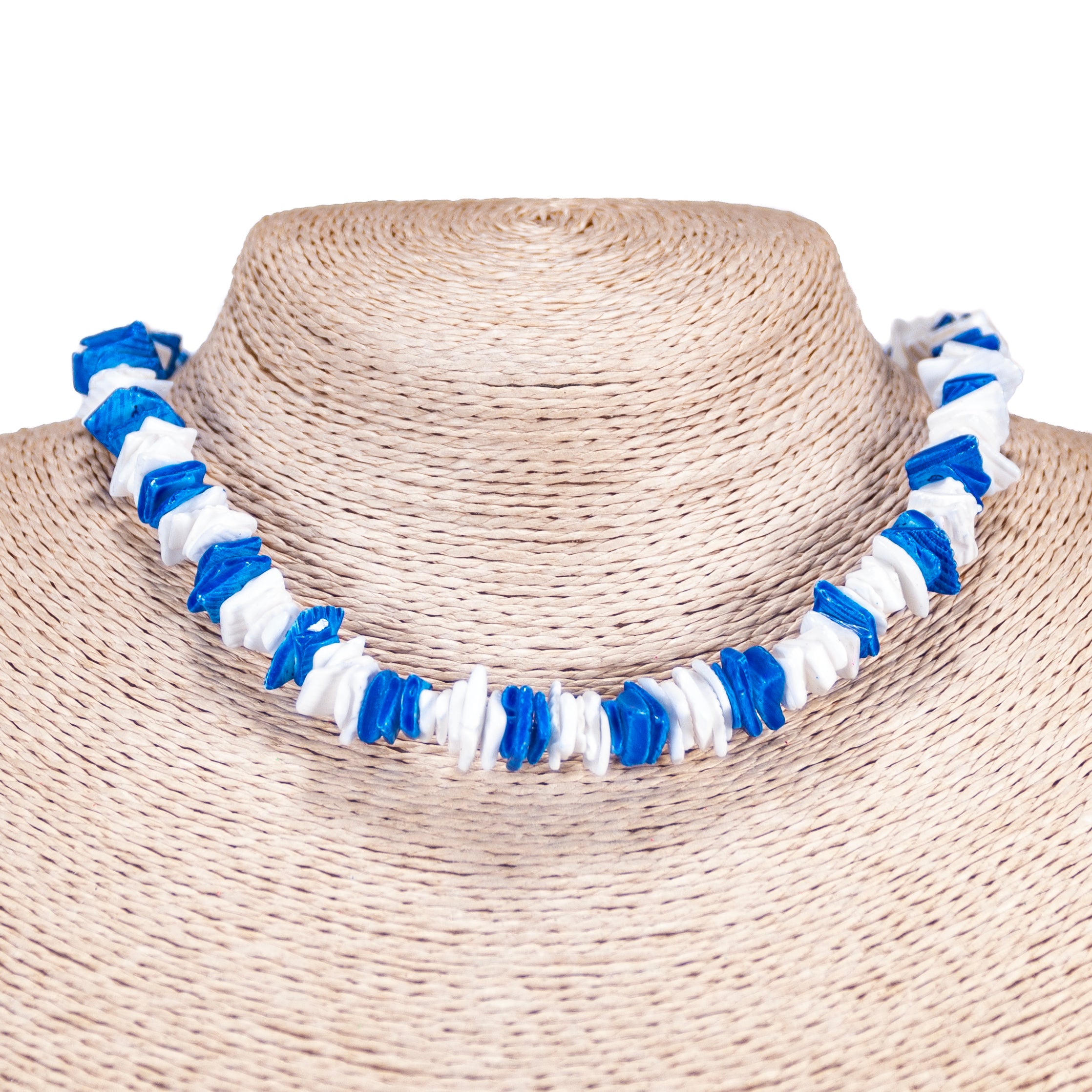 Native Treasure Smooth White Blue Chip Black Coco Puka Shell Necklace 8mm  5/16 7 to 30 - Etsy