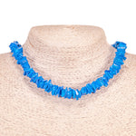 Load image into Gallery viewer, Dark Blue Puka Chip Shell Beads Necklace and Anklet Set
